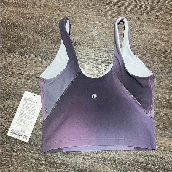 NWT/EUC Lululemon Matching Align Purple Set. Size 4 - Picture 4 of 10